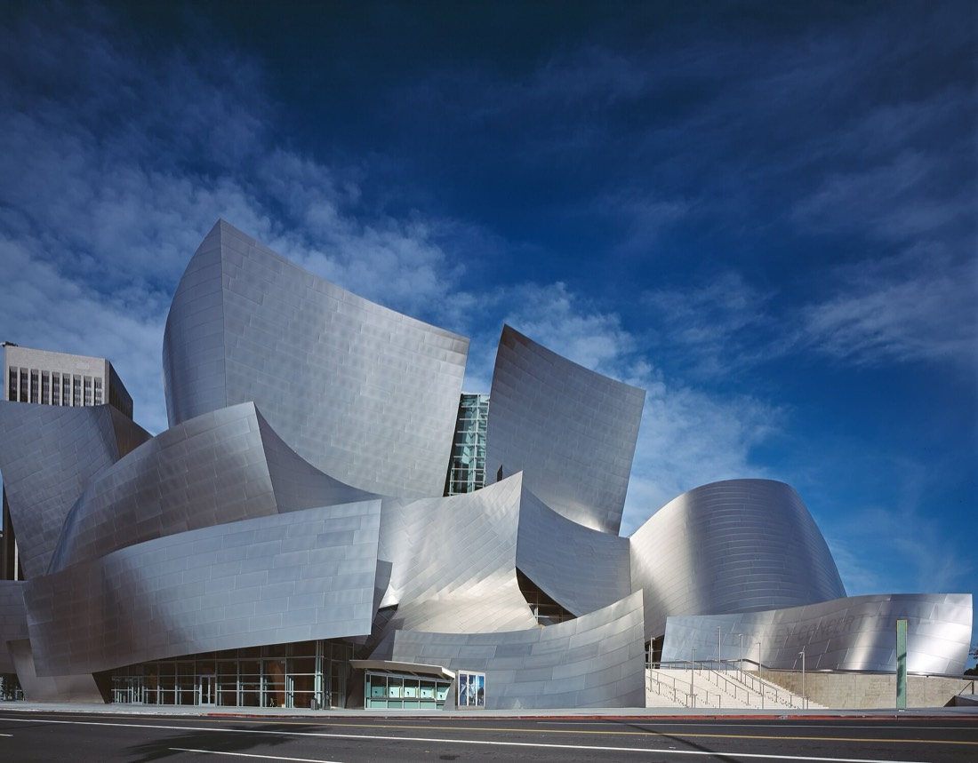 The Walt Disney Concert Hall in downtown Los Angeles